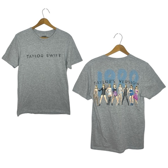 TAYLOR SWIFT Eras 1989 Taylor’s Version TV Graphic Short Sleeve T Shirt - Picture 1 of 12